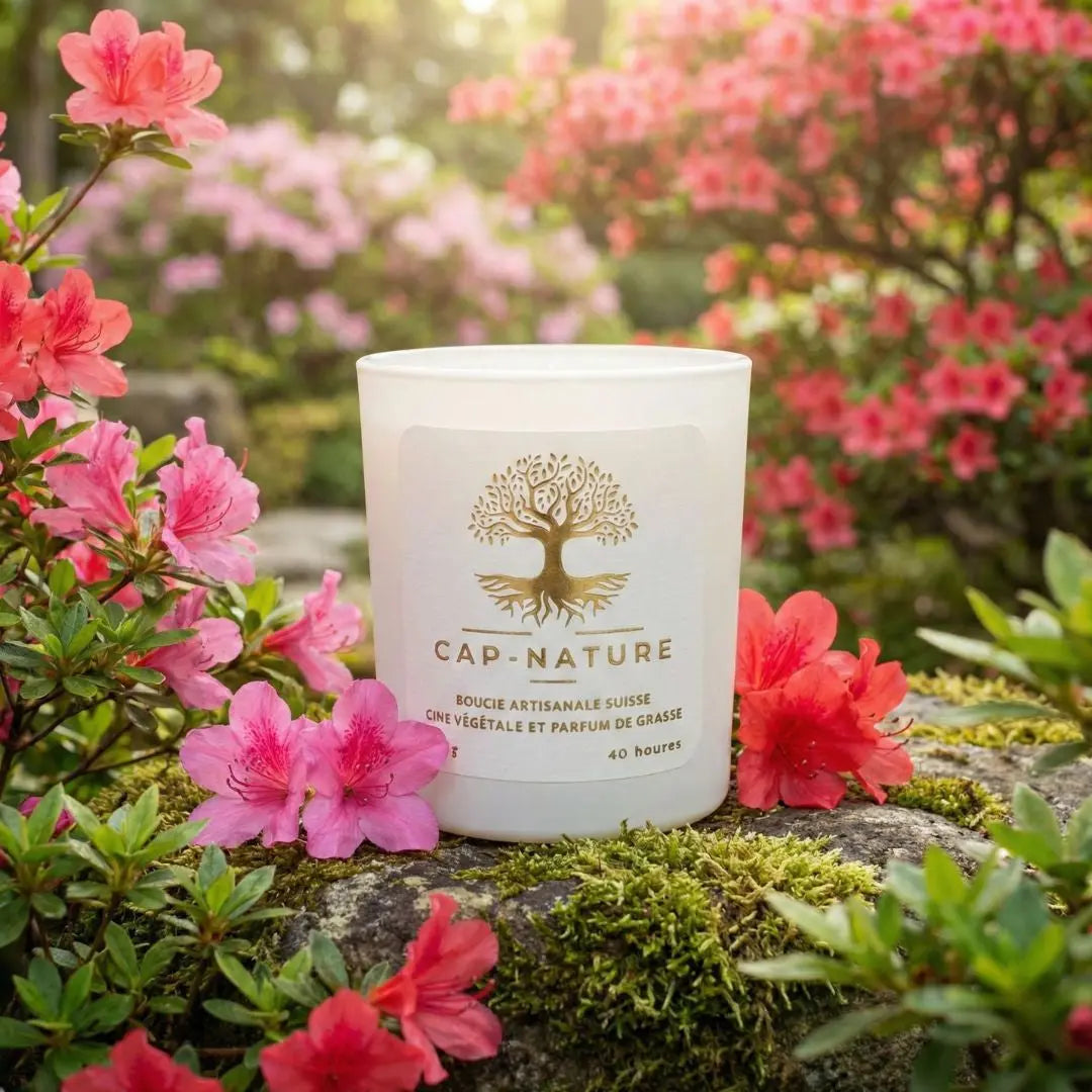 Bougie parfumée Azalée du Japon – Délicatesse florale & douceur fruitée