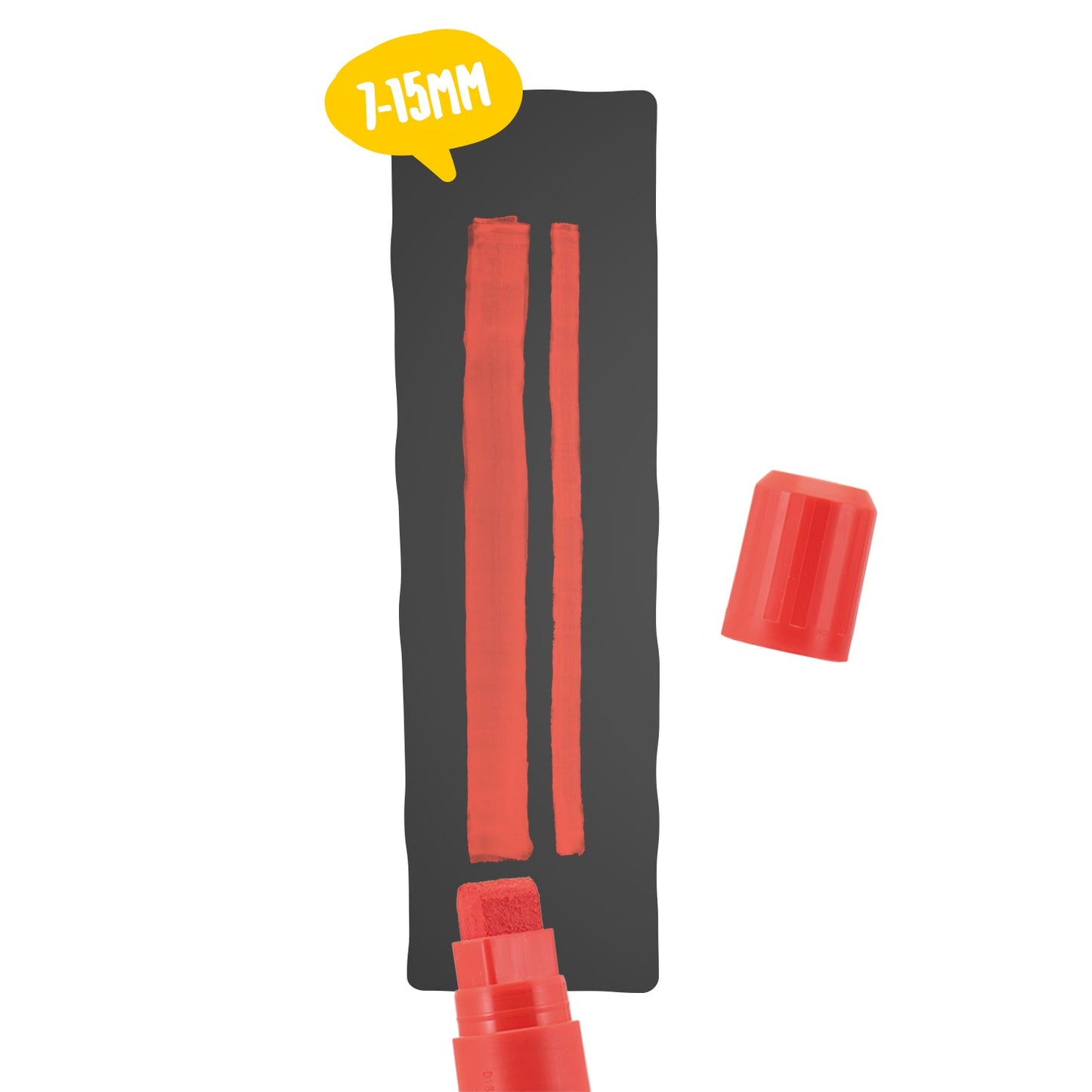 Securit® Kreidemarker, 7-15mm, 4er-Set, Farbig