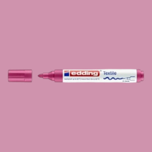 Edding 4500 Textile Marker – 2-3 mm Rundspitze, Karminrot