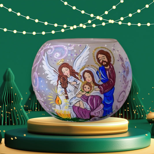 Goleo Teelichtlampe - Nativity Scene
