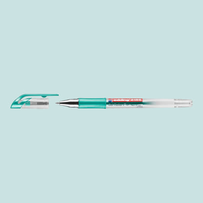 Edding 2185 Gelroller – Grün Metallic, Rollerspitze 0,7 mm