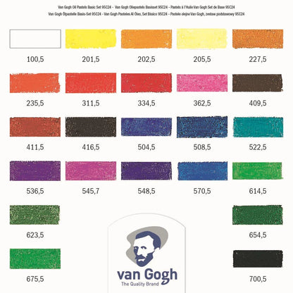 Van Gogh Basis-Set Öl Pastell 24 Farben