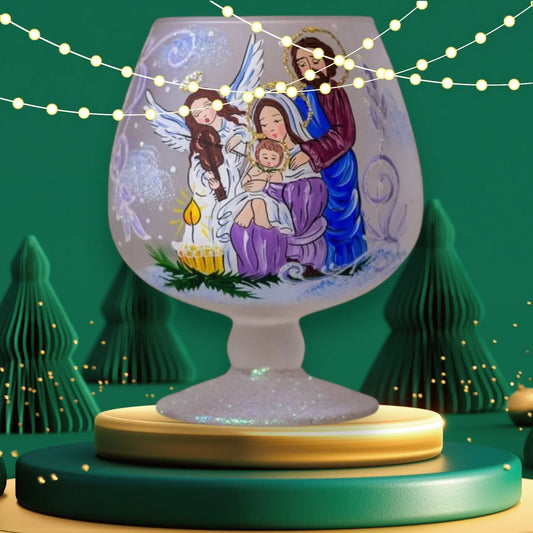 Goleo Teelichtlampe - Nativity Scene