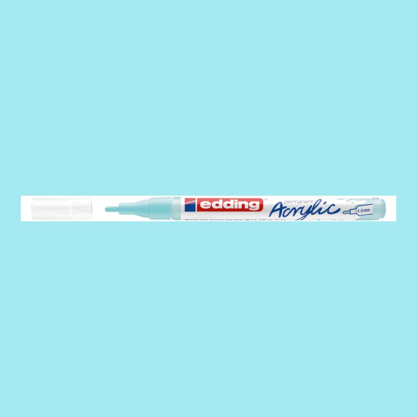 Edding 5300 Acrylmarker pastellblau 916 , Rundspitze 1-2 mm