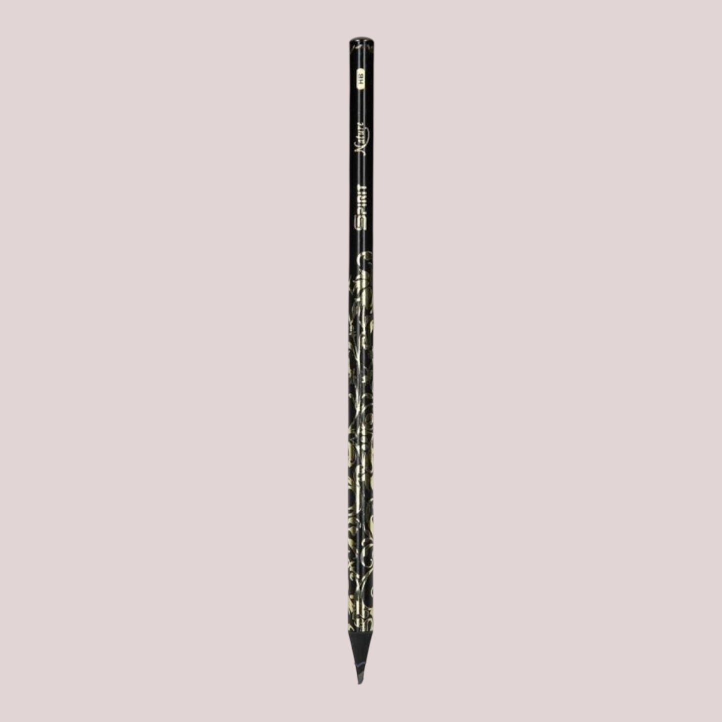 Bleistift Rund "Nature" mit shwarzem Holz