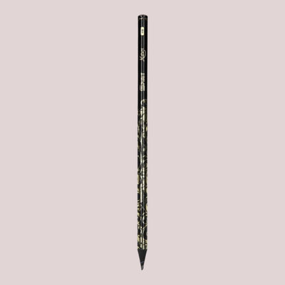 Bleistift Rund "Nature" mit shwarzem Holz