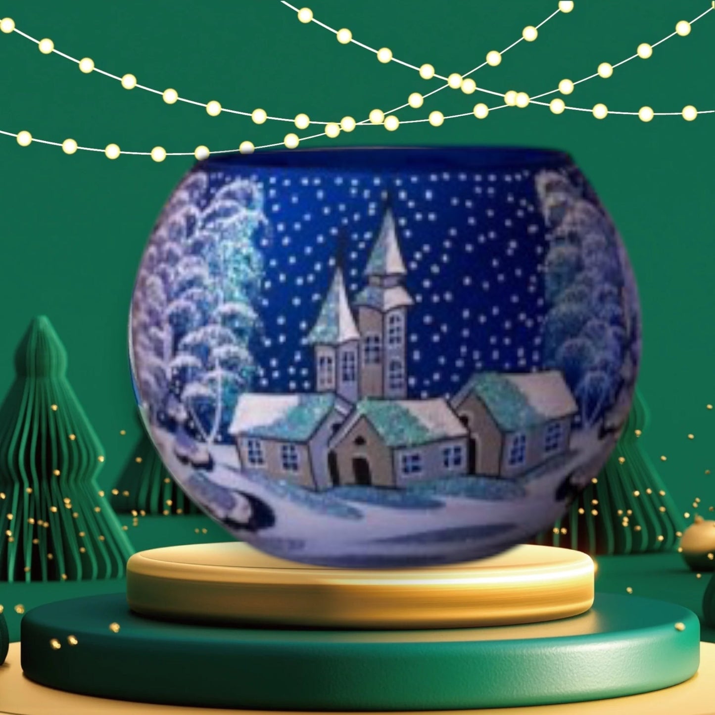Goleo Teelichtlampe - Frosty Weekend