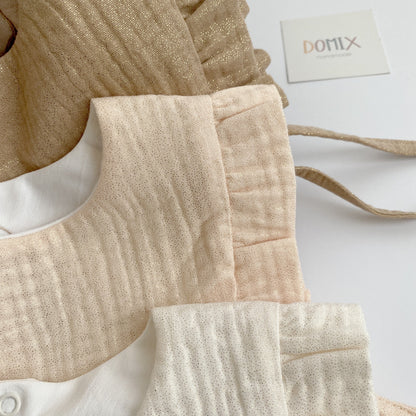 Shimmer Frill Bib