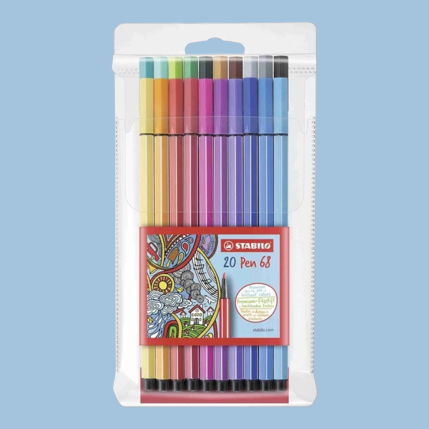Stabilo Pen 68, 20er Set