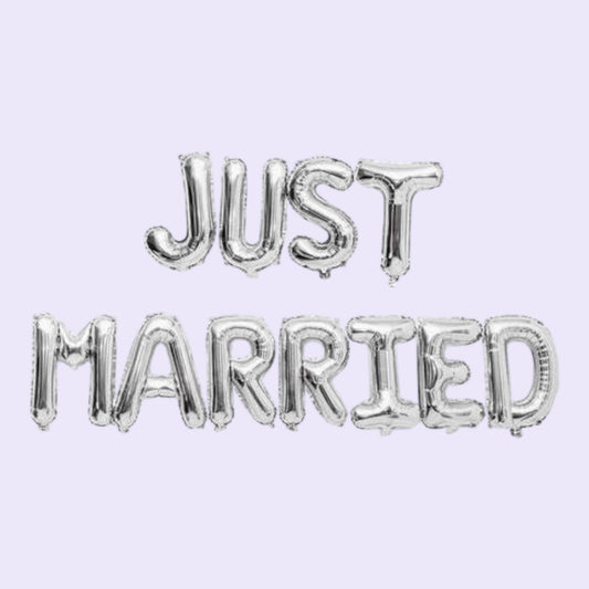 Folienballon Just Married – 40cm