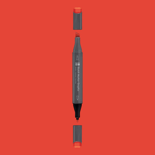 Marabu Sketch Marker Graphix.
 Zinnoberrot 936