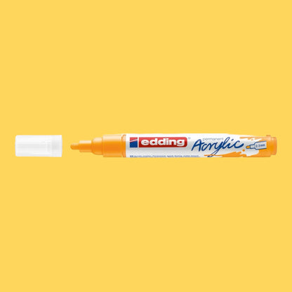 Edding 5100 Acrylmarker sonnengelb 906 , Rundspitze 2-3 mm