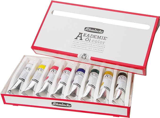 Schmincke Akademie Ölfarben 8er Set