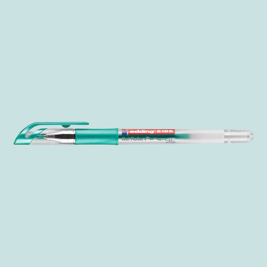Edding 2185 Gelroller – Grün Metallic, Rollerspitze 0,7 mm