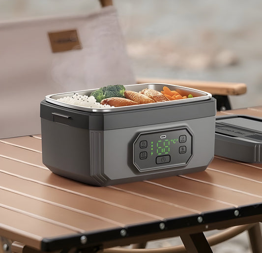 HotBox PRO XL – Elektrische Lunchbox mit Akku – Kabellos Essen wärmen