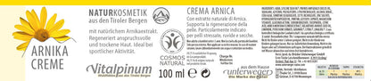 Unterweger Arnika Creme 100ml – Naturkosmetik zur Pflege von Muskeln & trockener Haut mit durchblutungsfördernder Wirkung
