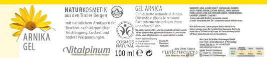Unterweger Arnika Gel | Vegane Naturkosmetik bei Muskelverspannung & Sport
