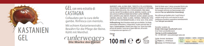 Kastanien Gel Unterweger – Wohltuende Pflege für Beine & Venen