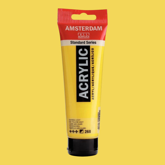 Amsterdam Standard Series Acrylfarbe - Azogelb Hell 268