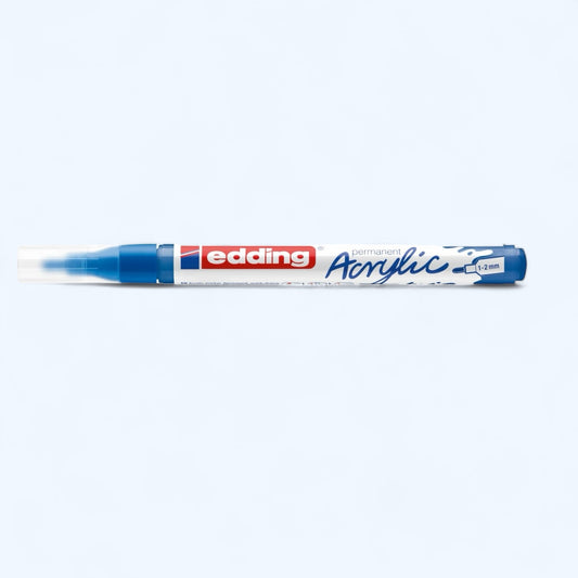 Edding 5300 Acrylmarker enzianblau 903 , Rundspitze 1-2 mm