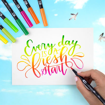 Tombow ABT Dual Brush Pen 126 light olive