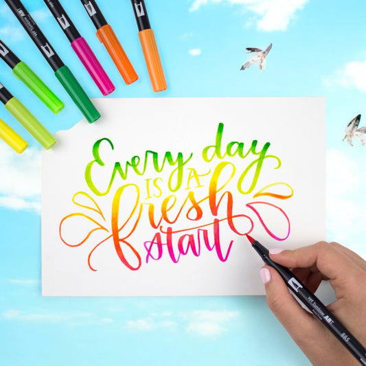 Tombow ABT Dual Brush Pen 126 light olive