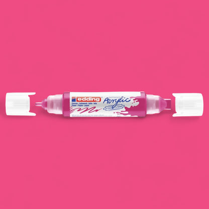 Edding 5400 Acryl 3D Double Liner telemagenta 909 , Tubenspitze 2-3 mm . 5-10 mm