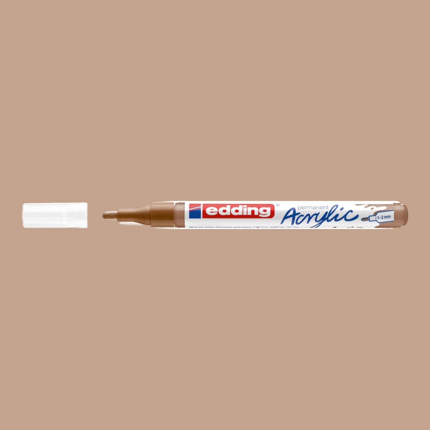 Edding 5300 Acrylmarker
haselnuss 919 , Rundspitze 1-2 mm