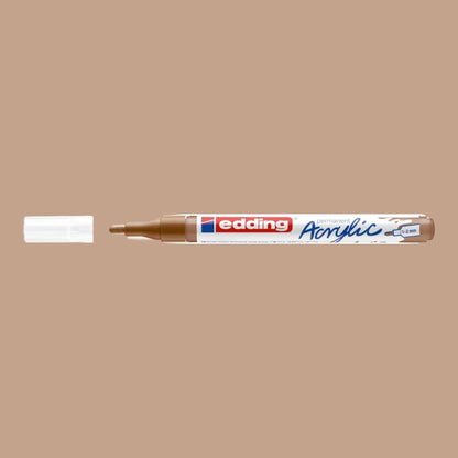 Edding 5300 Acrylmarker
haselnuss 919 , Rundspitze 1-2 mm
