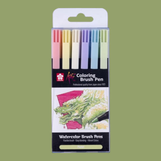 Sakura Koi Watercolor Brush Pen Set „Pastel“