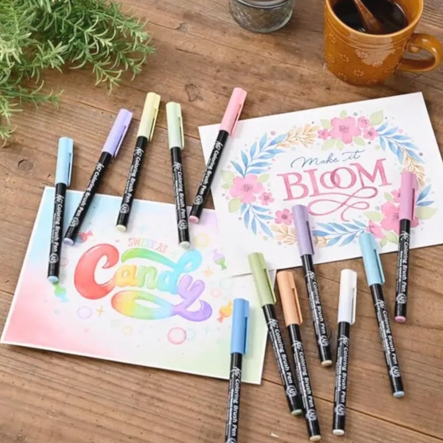 Sakura Koi Watercolor Brush Pen Set „Earth“