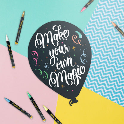 Securit® Wandkreidetafel Silhouette Ballon, 29x40cm