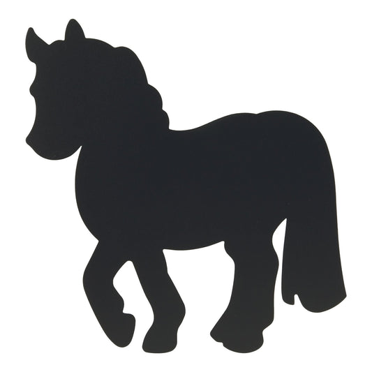 Securit® Wandkreidetafel Silhouette Pony, 33x28cm