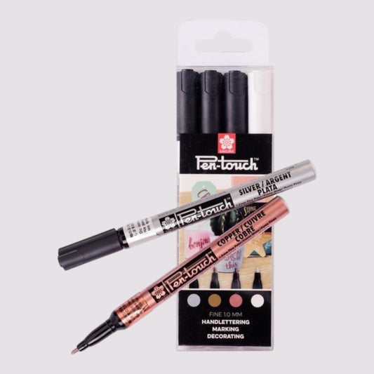 Sakura Filzstift Pen Touch Handlettering 4 Stück