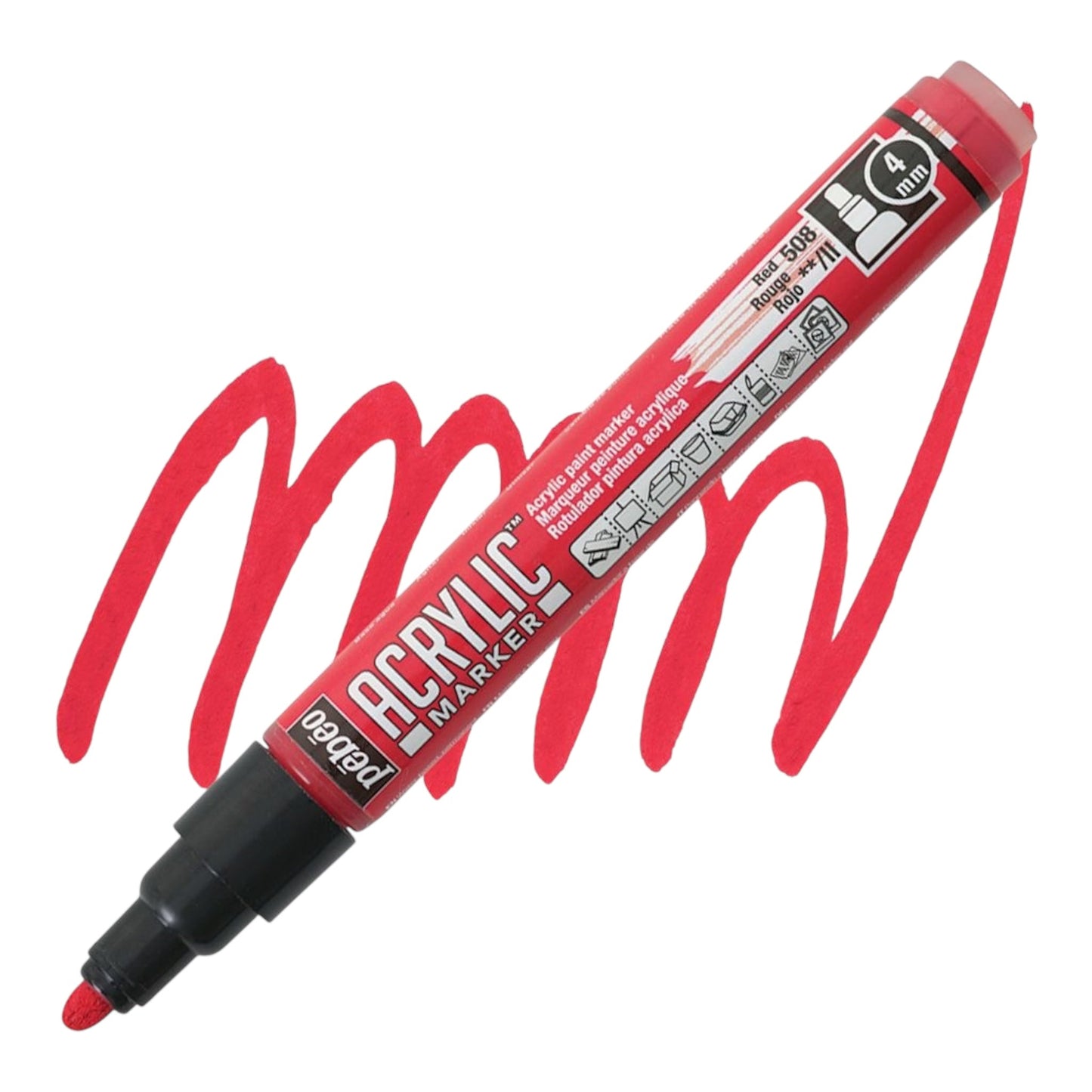 Pébéo Acrylic Marker – Red 08