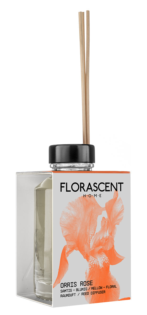 Florascent - Orris Rose Reed Diffuser - Elegant Home Fragrance 🌹✨