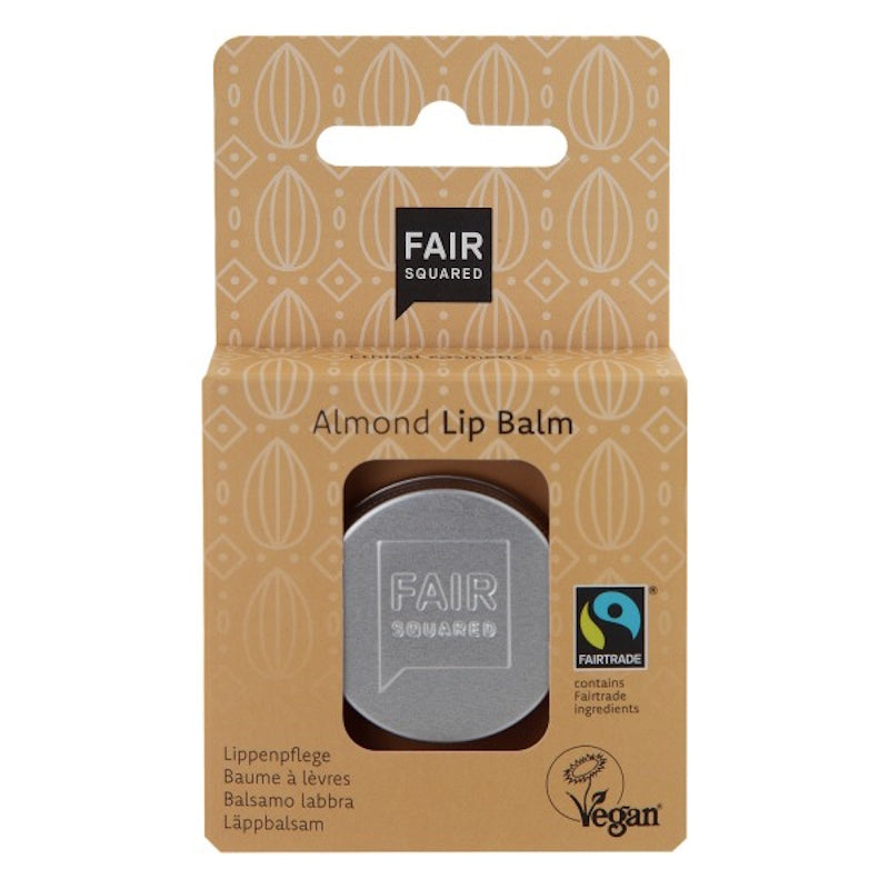 FAIR SQUARED - Almond Lip Balm - Nourishing Vegan Care 🌿💋