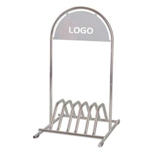 Stahlrohr Fahrradständer, Kundenstopper mit Fahrradständer