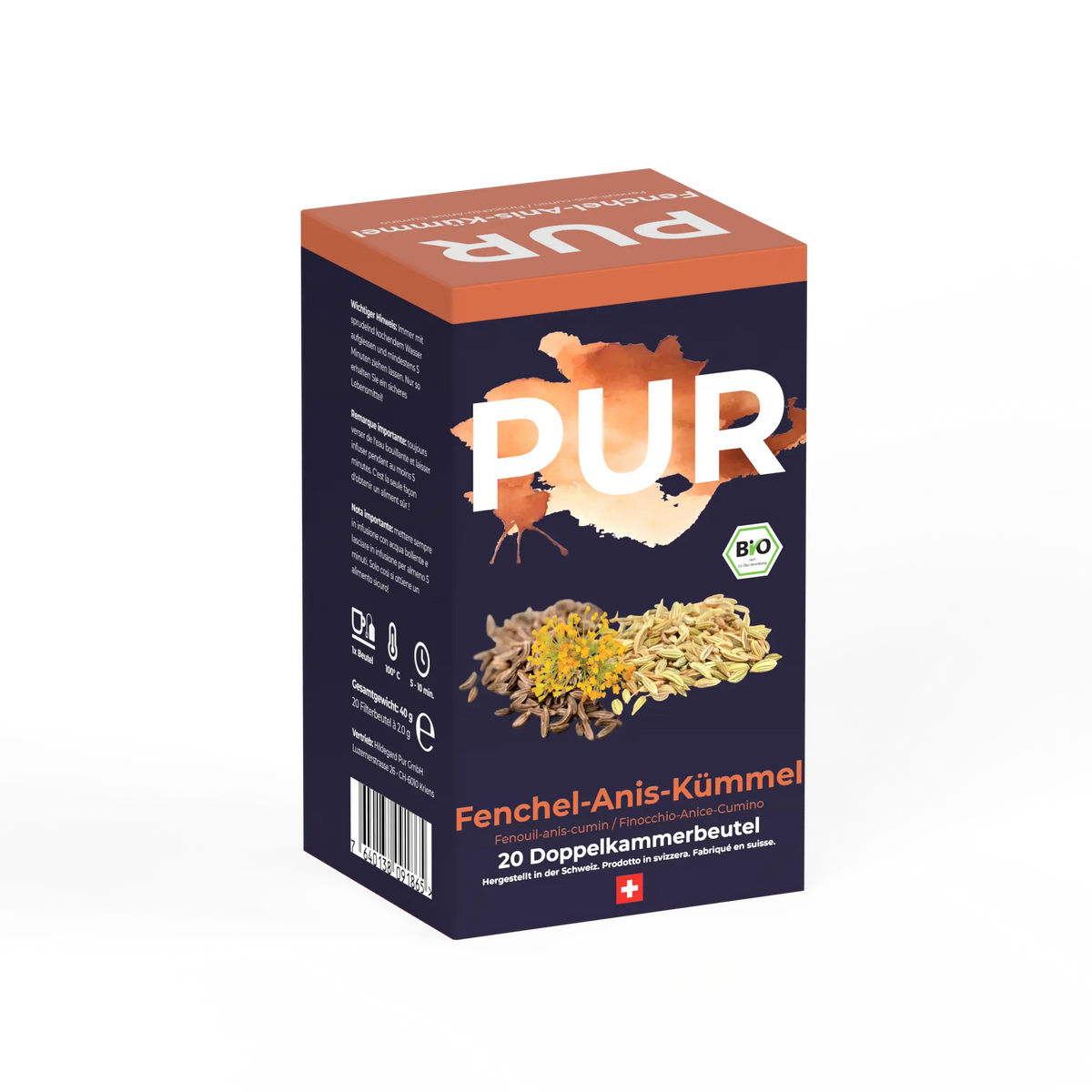 PUR Fenchel-Anis-Kümmel Tee 20 Btl