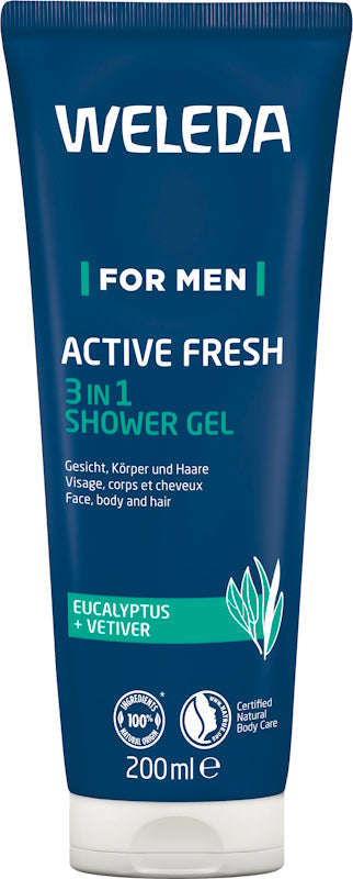 WELEDA For Men Aktiv Fresh Duschgel3in1