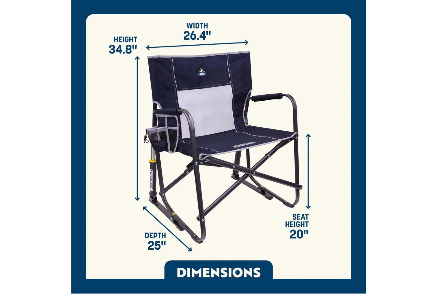 Freestyle Rocker XL Indigo Blue
