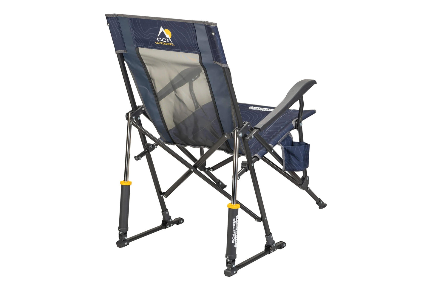 Road Trip Rocker Navy Topo