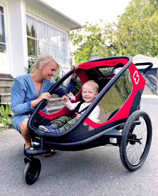 HAMAX - Outback 2-in-1 Bike Trailer - Adventure Ready! 🚴‍♀️👨‍👩‍👦