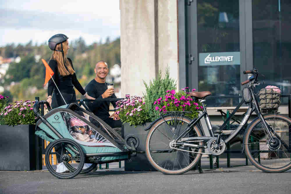 HAMAX - Cocoon ONE Bike Trailer/Stroller - Explore in Style! 🚴‍♂️🛒