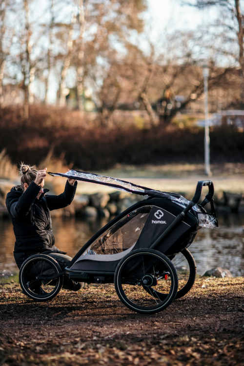 HAMAX - Cocoon ONE Bike Trailer - Premium Safety & Comfort for Kids 🌟🚴