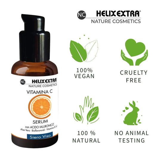 Serum mit Vitamin C - Hyaluronsäure - Vitamin E (100ml)