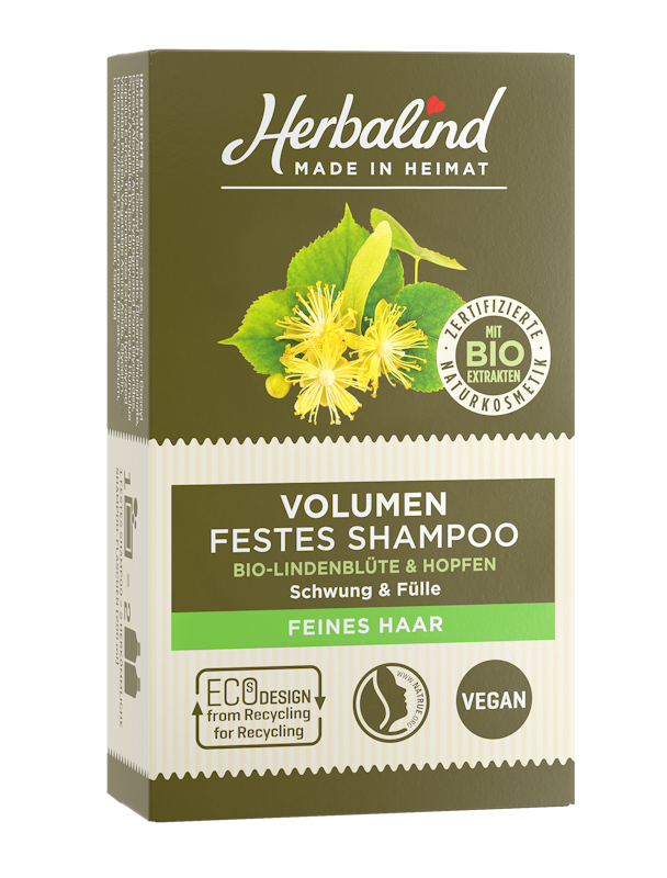 HERBALIND - Volumizing Solid Shampoo - Lush Hair Formula 🌿✨