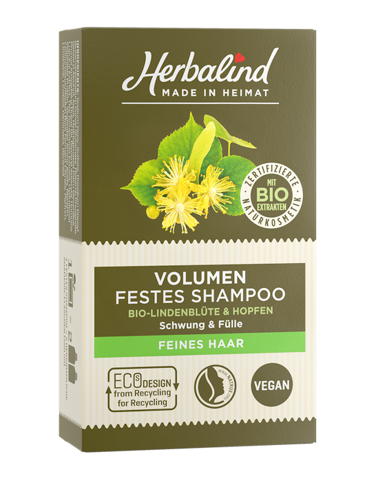 HERBALIND - Volumizing Solid Shampoo - Lush Hair Formula 🌿✨