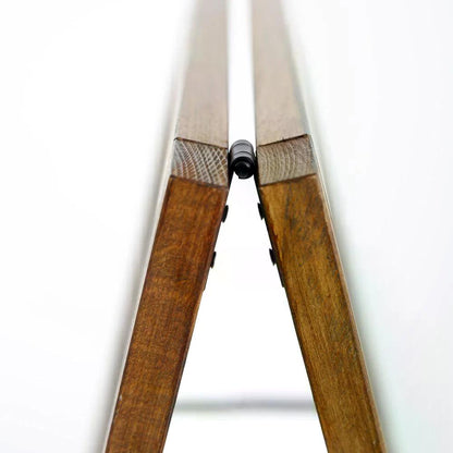 Holz Kundenstopper 145x67cm, Magnetisch, Dunkelbraun, Outdoor