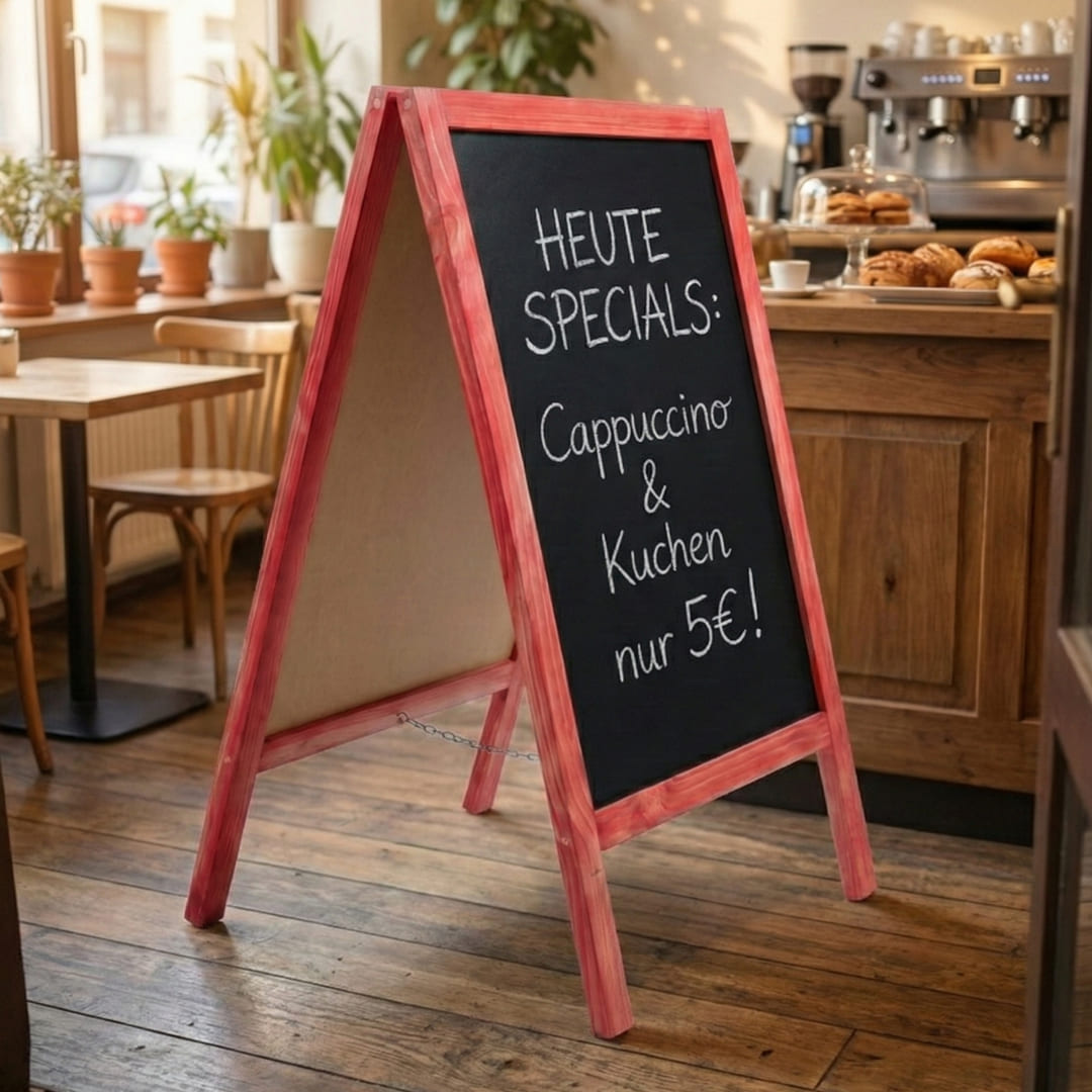 Holz Kundenstopper "ColorFrame" 100x60cm, Indoor